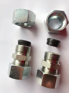 Metric Male O-Ring/BSPT Male Hydraulic Fitting