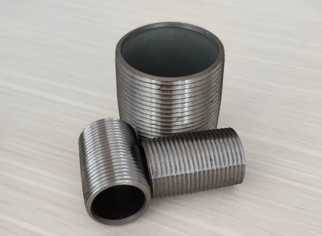 Customized Carbon Steel Pipe Fitting Long Screwed Nipple
