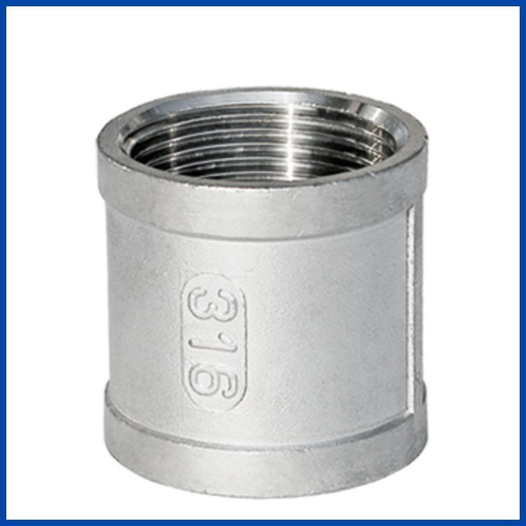 150lbs Stainless Steel Fittings Socket Banded F/F/F 11/2" 