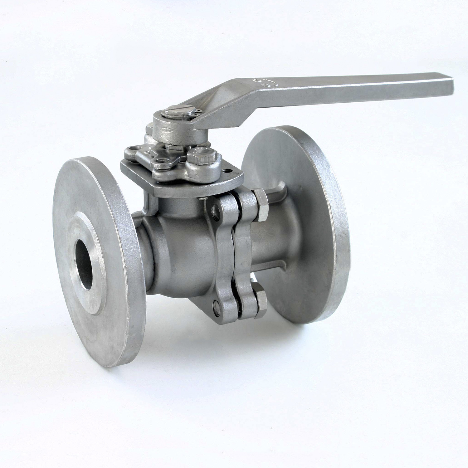 Stainless Steel 2PC Ball Valve with Pn16 Flange End