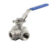316L 3Way Ball Valve With mounting Pad