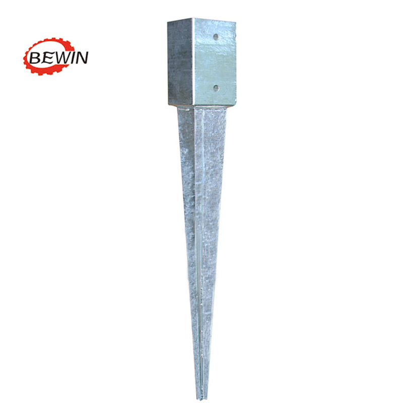  Galvanized Post Spike Base Holders for Wooden Posts