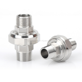 Stainless Steel 304/316 Screwed Pipe Fitting Union M/M